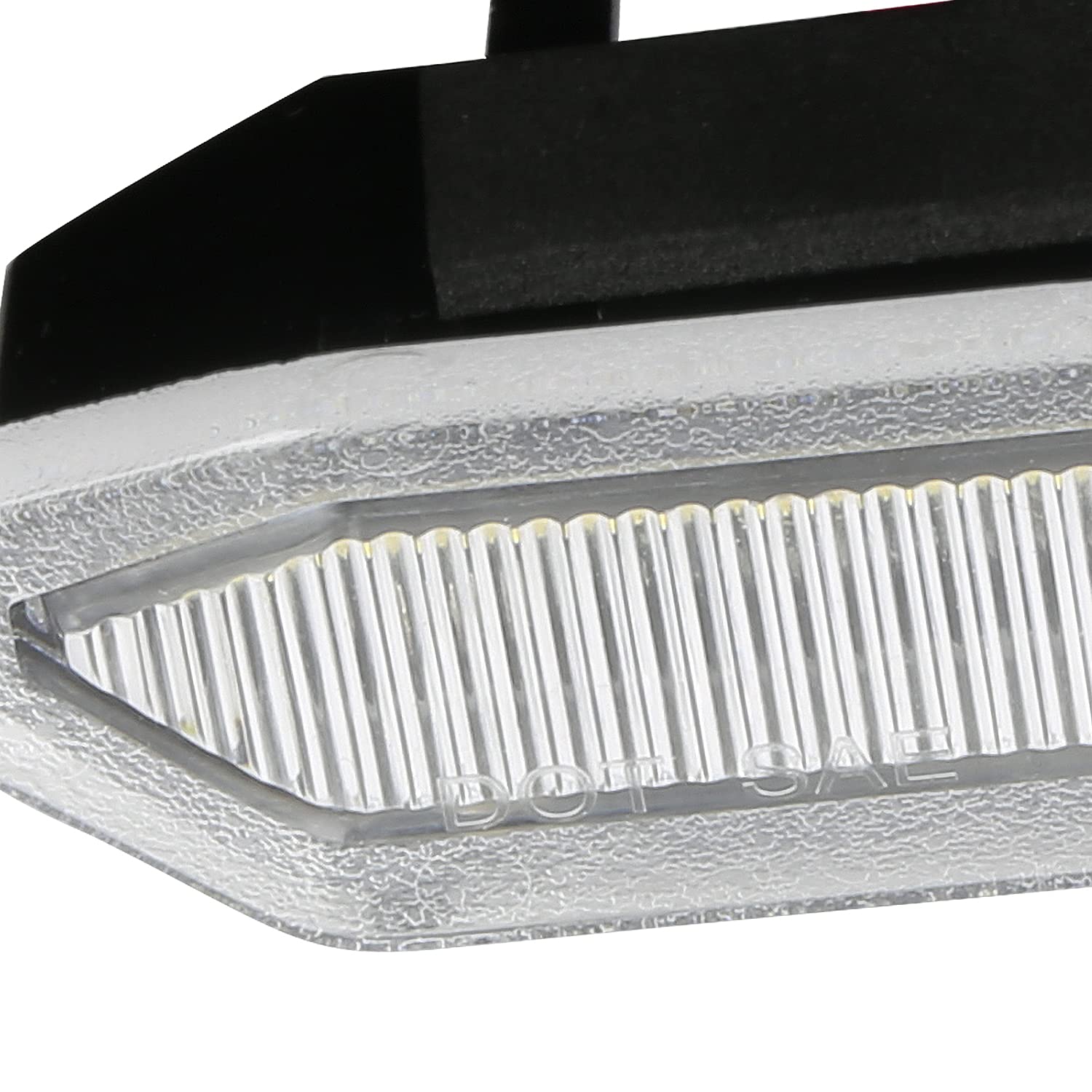 Front Grille Insert Led Drl Driving Lights Lamps SPEC-D TUNING Compatible with Ford Mustang 2015-2017 L+R Pair Assembly