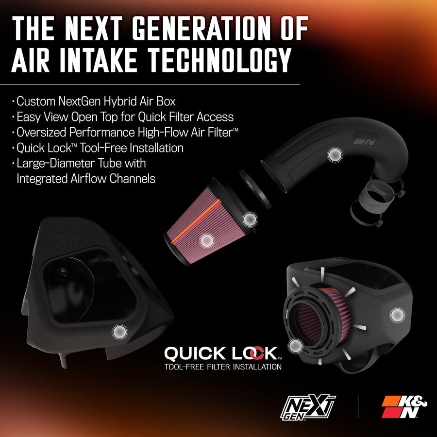 NextGen K&N 19-24 Dodge Ram 1500 (5.7L V8) Cold Air Intake