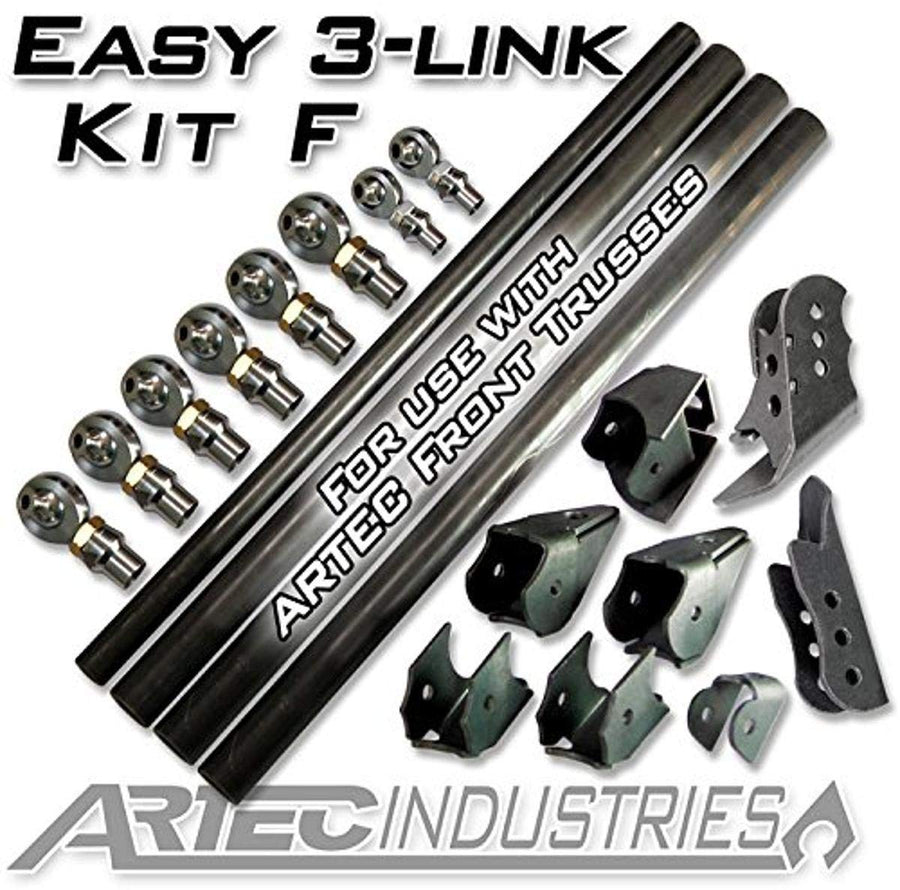 Artec Industries LK0101-GNKQ 3 Link Kit Easy F For Artec Trusses Yes Outside Frame Chevy/Ford 78-79 Front Driver/Rear Passenger, 1 Pack