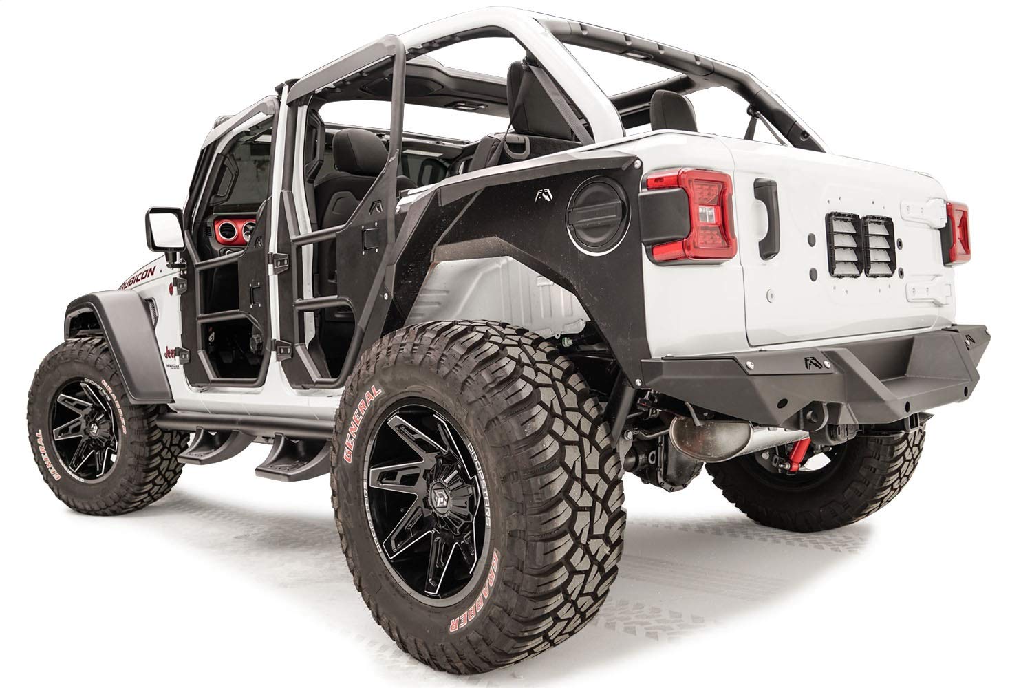 18-C Wrangler Jl Fully Assembled Fab Fours Rear Fenders