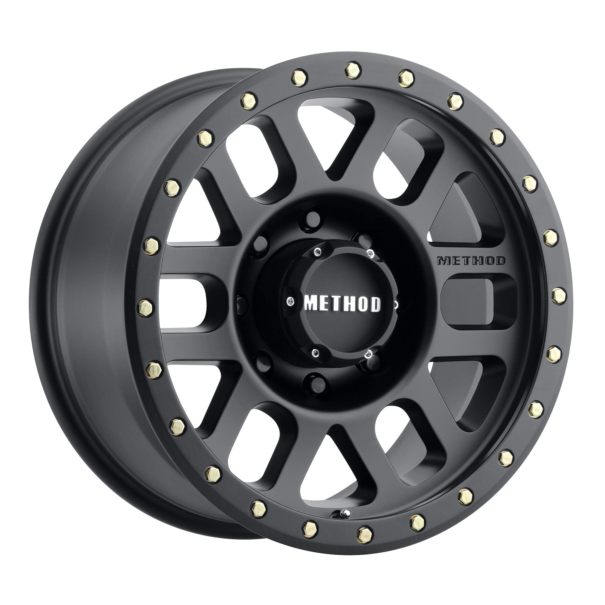 309 Method Race Wheels Grid Matte Black 17x8.5" 8x6.5", 0mm offset 4.75" Backspace, MR30978580500