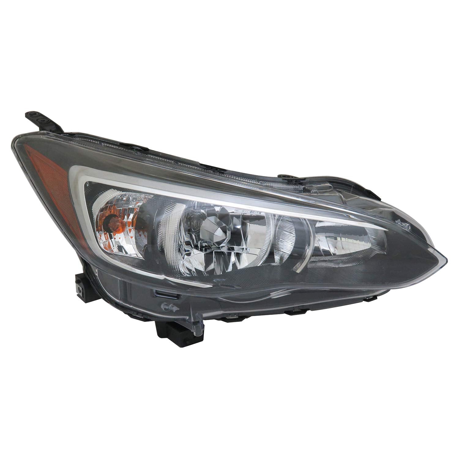 Right TYC Headlight Assembly Compatible with 2017-2020 Subaru Impreza
