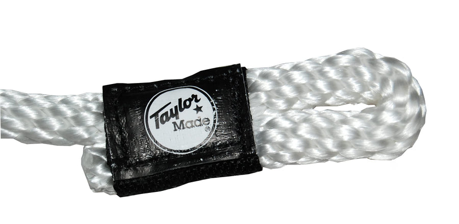 Taylor Made Fender Loc Lines Boat Fender - 2-Pack, 3/8" Diameter x 6' Long Rope, White, Braided Polypropylene, Pre-Spliced, Professionally Finished, Rot-Resistant, No Kinks - 11311