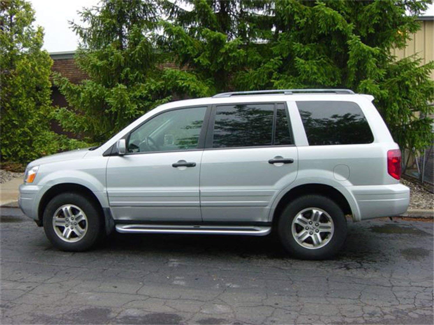 Owens Products Glastep 2149 Custom Molded Fiberglass Gray Running Boards 03-08 Honda Pilot Ex 03-06 Honda Mdx Fiberglass Gray, 1 Pack