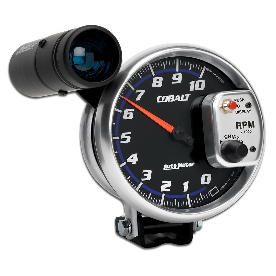 Cobalt Auto Meter 6299 Pedestal Mount Tachometer Gauge 5.000 in.