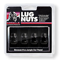 Gorilla 91177BC Automotive Black Chrome Acorn Bulge Lug Nuts (7/16" Thread Size)