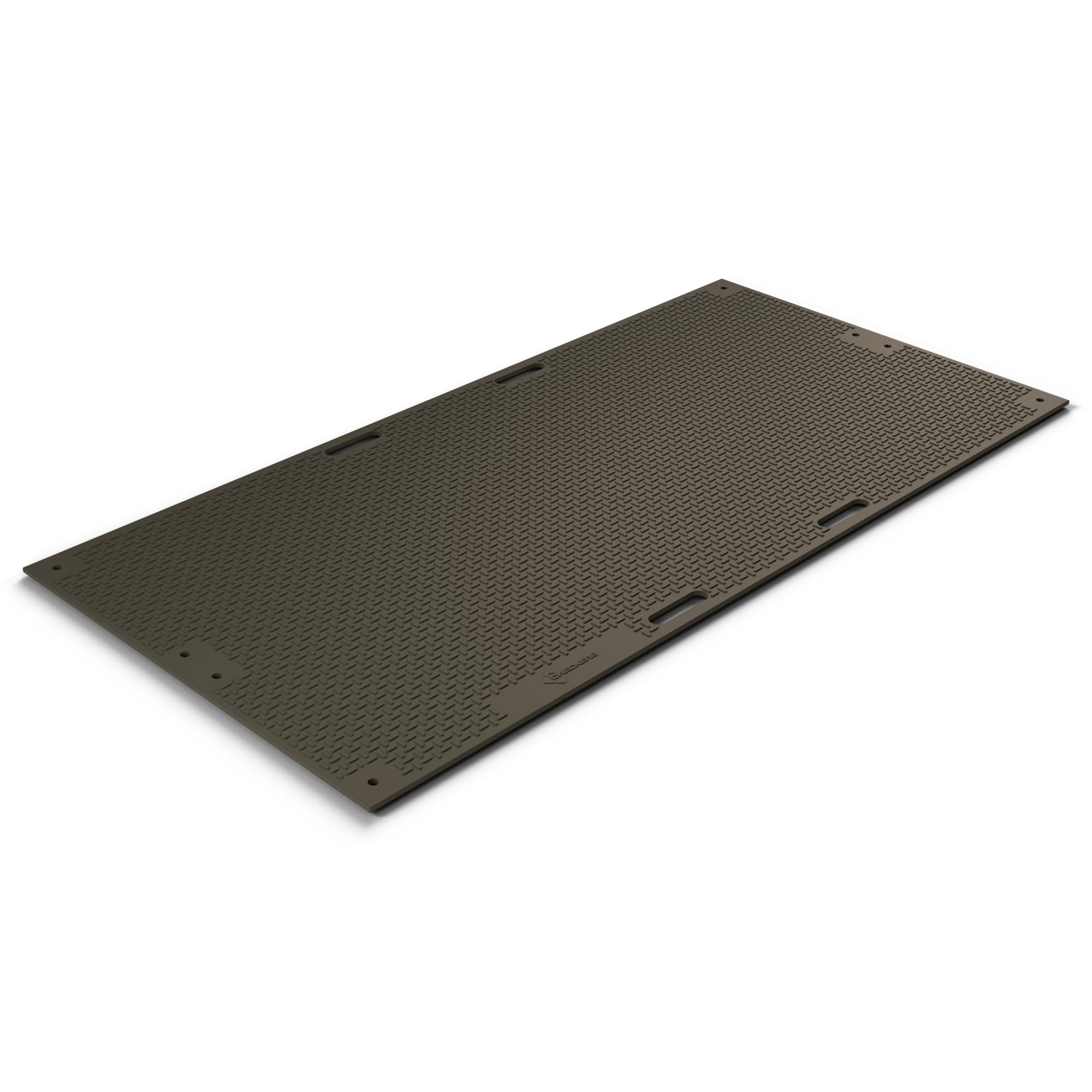 Ground Protection Mat Checkers Industrial Prod Inc, Black, 4 ft. W