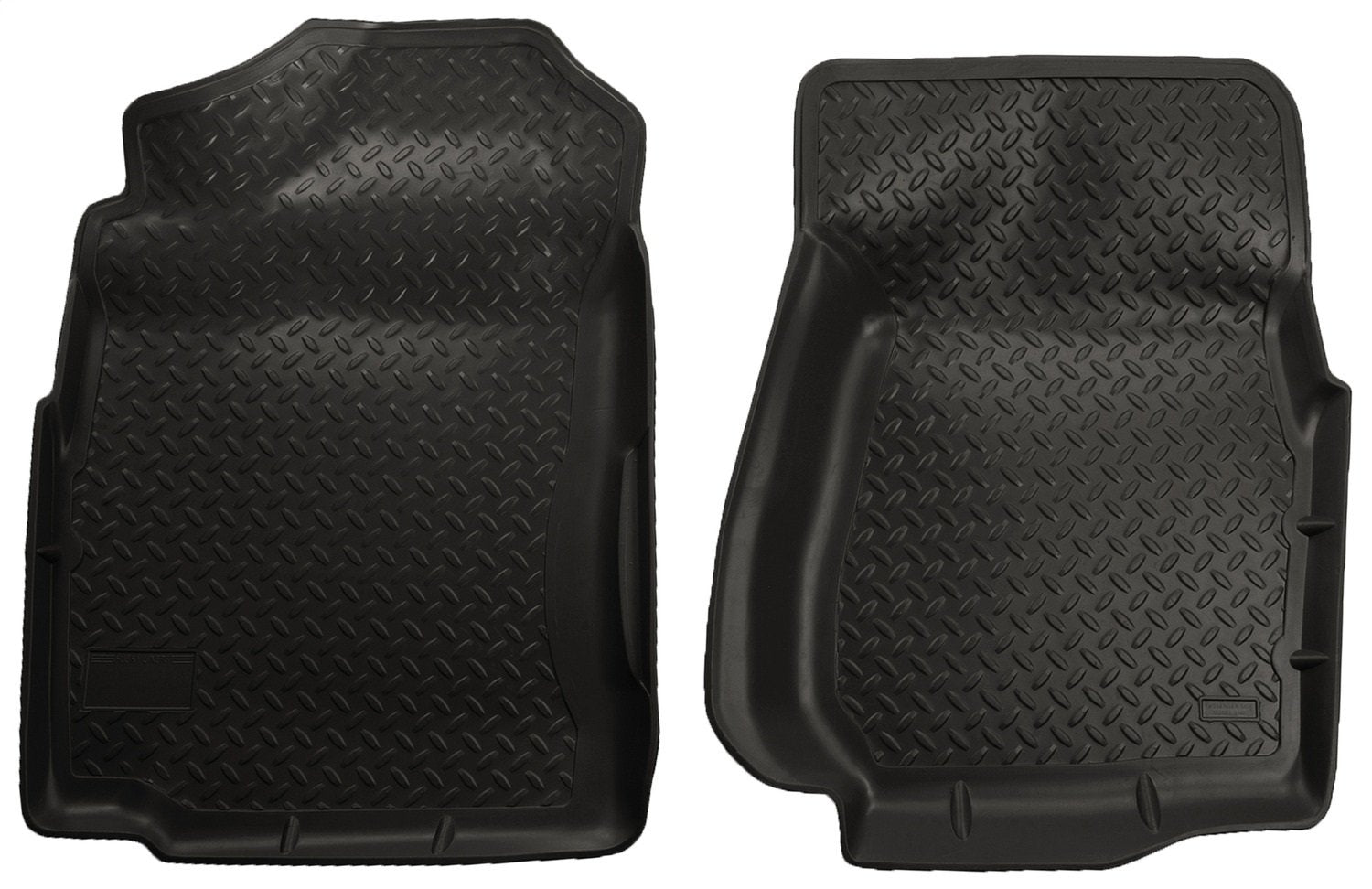 Classic Style Husky Liners | Fits 1999-2007 Chevrolet Silverado/GMC Sierra 1500 Standard Cab | Front Floor Liners, Black | 31401