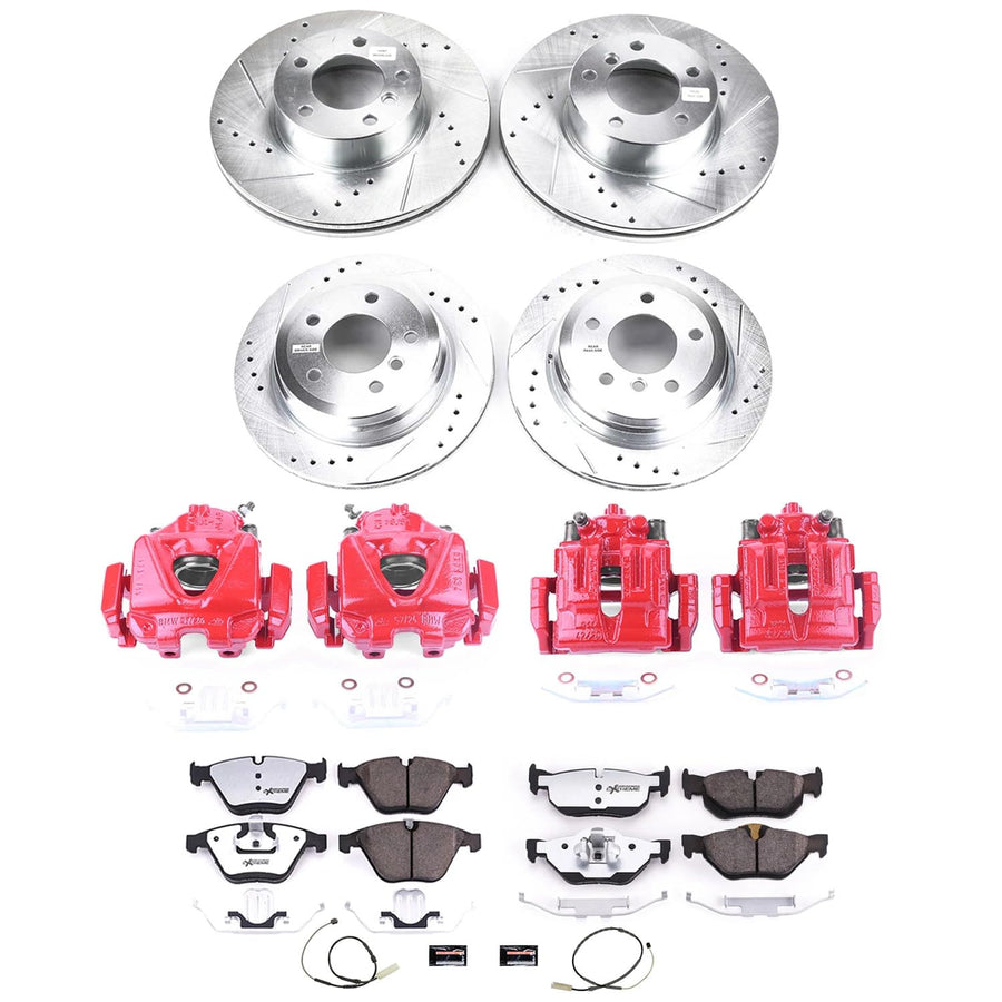 Power Stop Z26 Street Warrior Brake Kit Front & Rear BMW KC6071-26