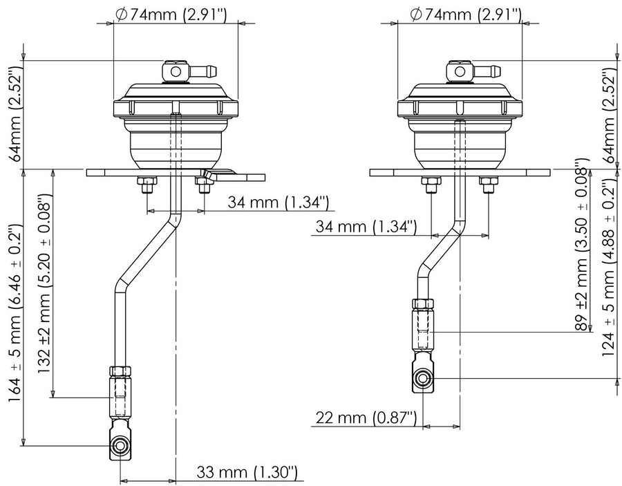 7 PSI Turbosmart (TS-0615-2072) Internal Wastegate Actuator for Nissan R35 GT-R