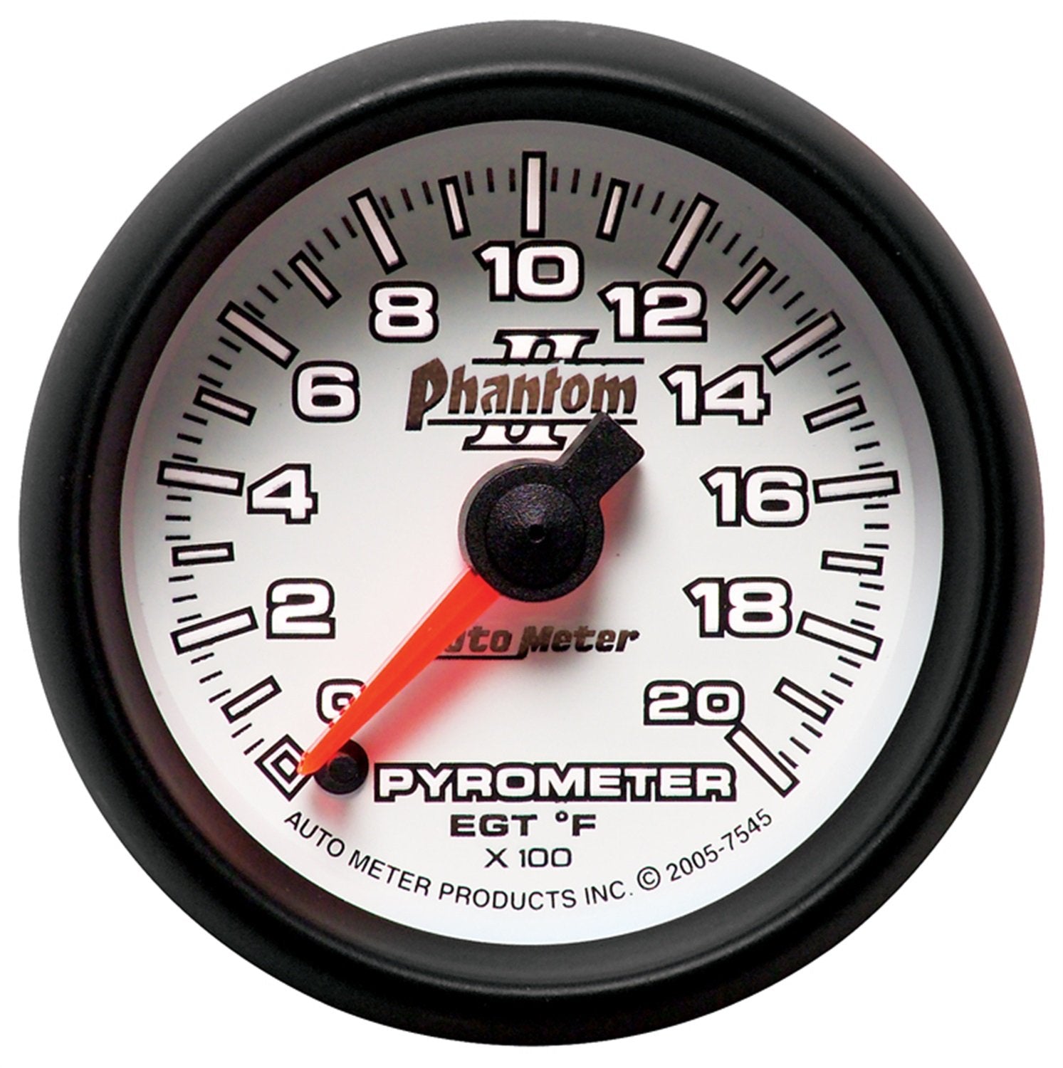 Auto Meter Phantom II 7545 Full Sweep Electric Pyrometer