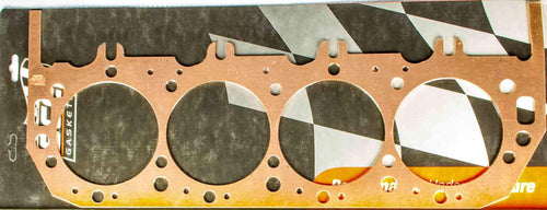 Cylinder Head Gasket, SCE Pro Copper, 4.520 in Bore, 0.081 in Compression Thickness, Copper, Big Block Chevy, Each