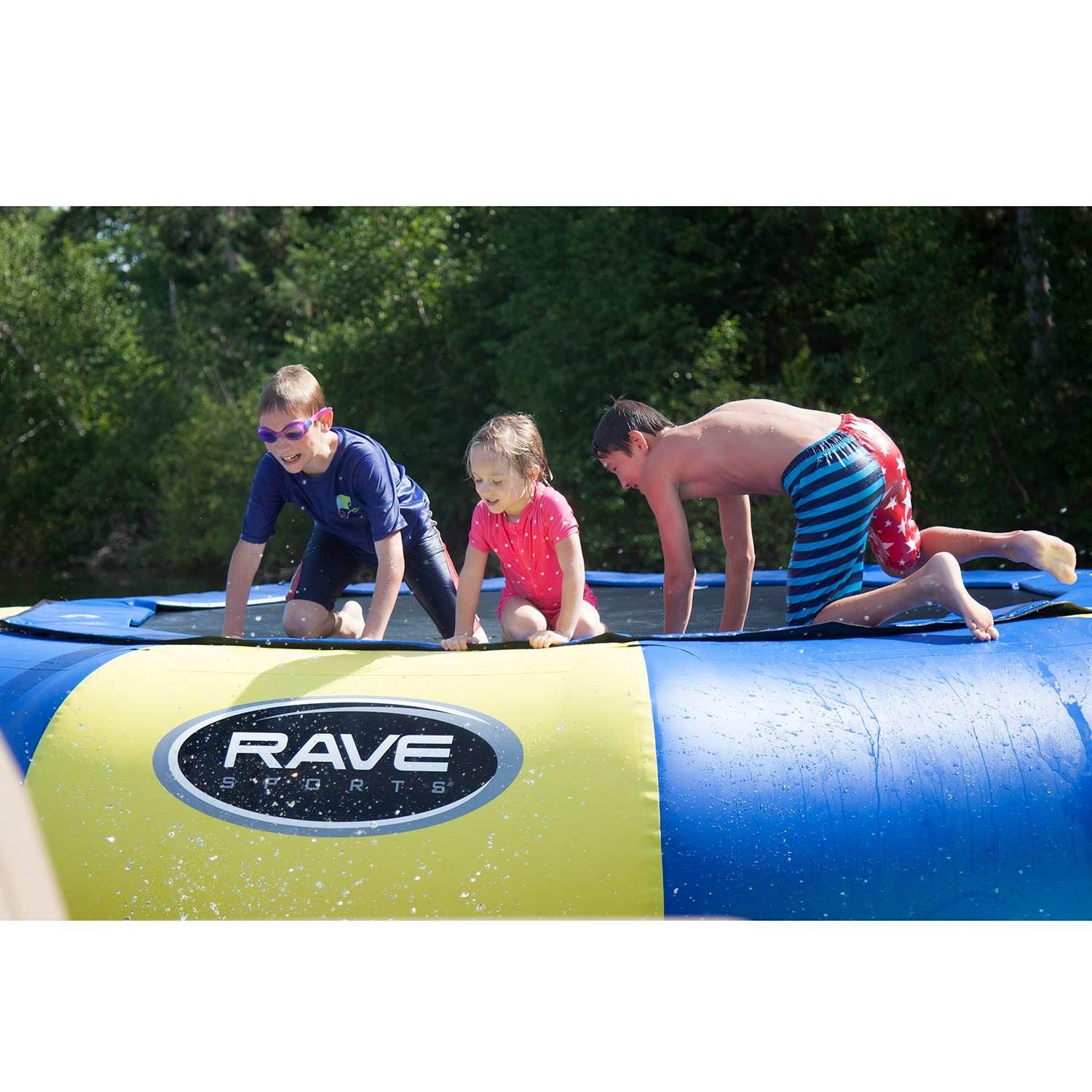 Eclipse Water Bouncer RAVE Sports, Blue/Yellow, 12 Foot