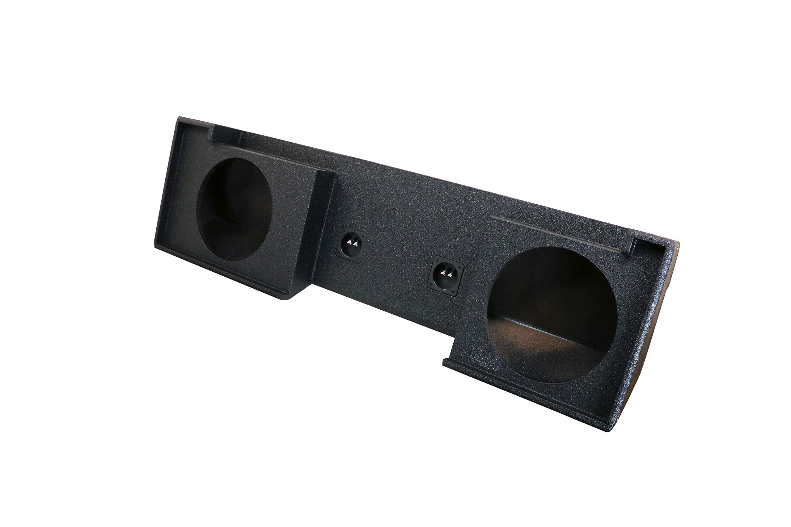 Atrend A102-12 12-Inch Atrend Series Dual Down-Fire Subwoofer Boxes with Bed Liner Finish