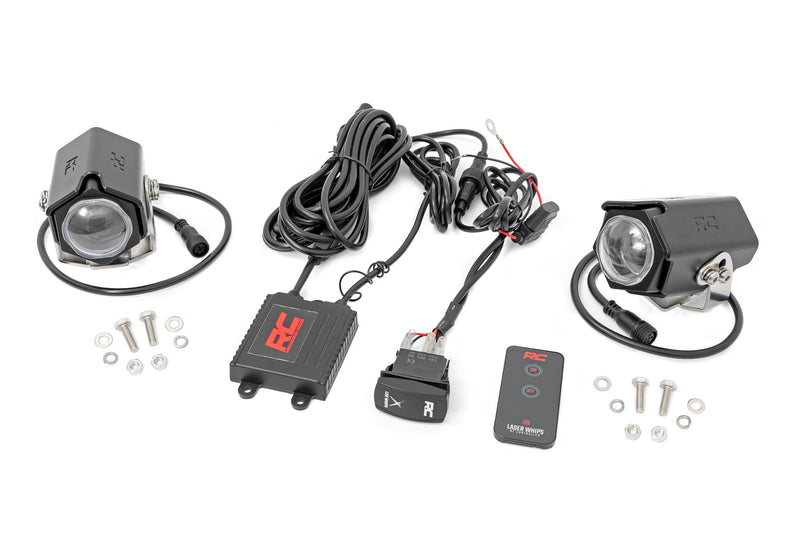 Laser Whip Light Kit Rough Country w/Remote | UTV/ATV | Multi-Function - 78870