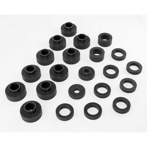Body Mount Kit, Rugged Ridge Black | 1-103BL | Fits 1980-1986 Jeep CJ-5/CJ-7