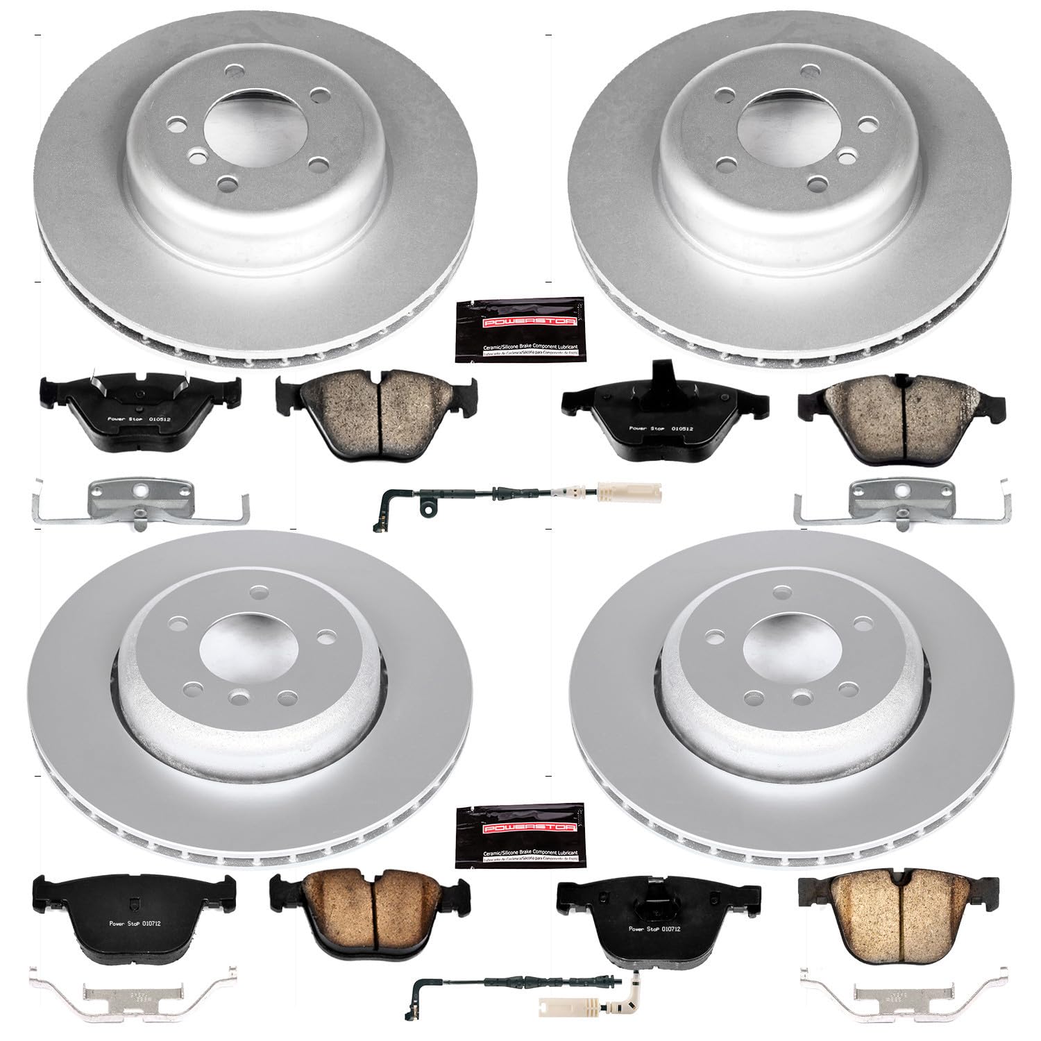 Power Stop Z23 Evolution Geomet® Coated Brake Kit Front and Rear