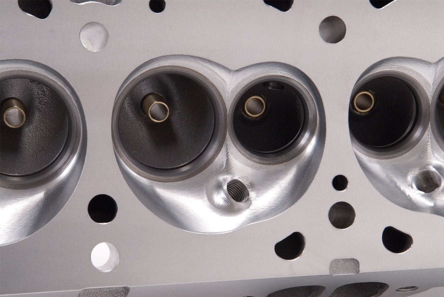 Edelbrock Performer 87cc D-Port Pontiac Cylinder Head with Bare Exhaust