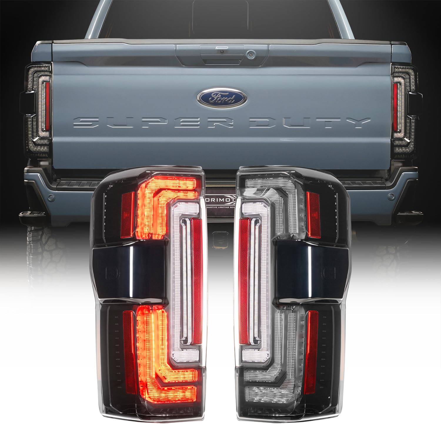 Morimoto Smoked XB LED Tail Lights for 2023-2026 Ford Super Duty (LF352)