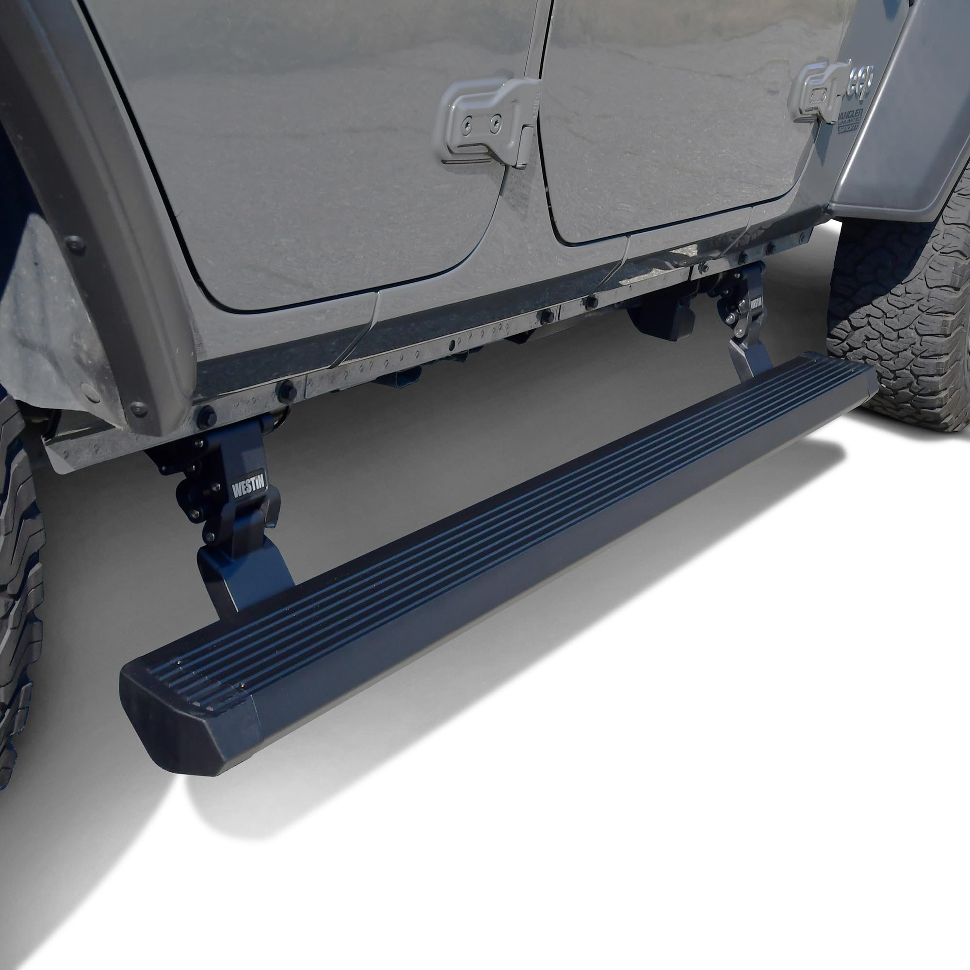 Westin Pro-e 29-24065 Electric Running Boards fits 2018-2023 Wrangler JL Unlimited 4 Door Textured Black 1 Pair