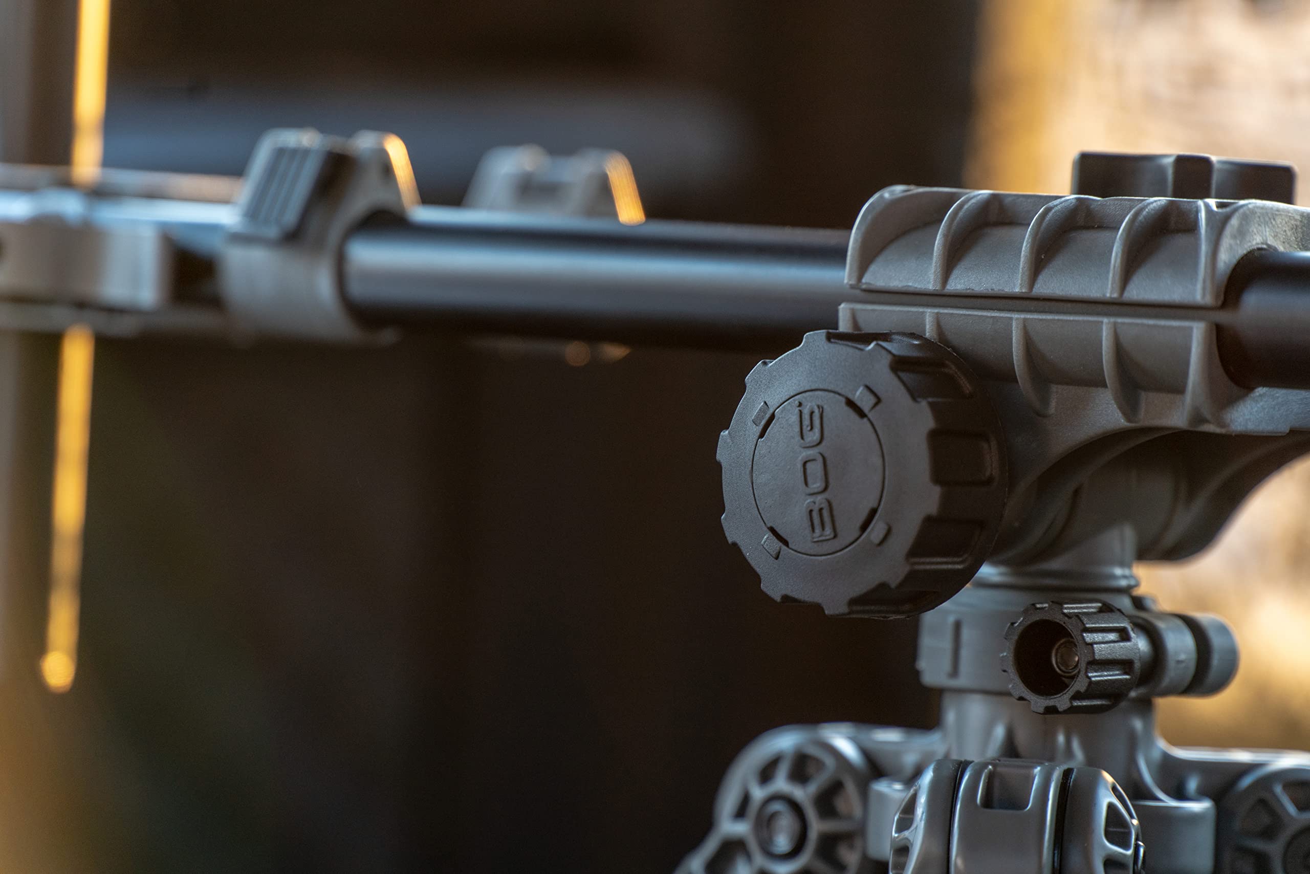 FieldPod Max BOG Hunting Rest with Maximum Shooting Stability, Bubble Level, Tension Knobs, Non-Marring Hands-Free Gun Rest, Adjustable Legs, and Screw Out Spikes for Hunting, Shooting, and Outdoors