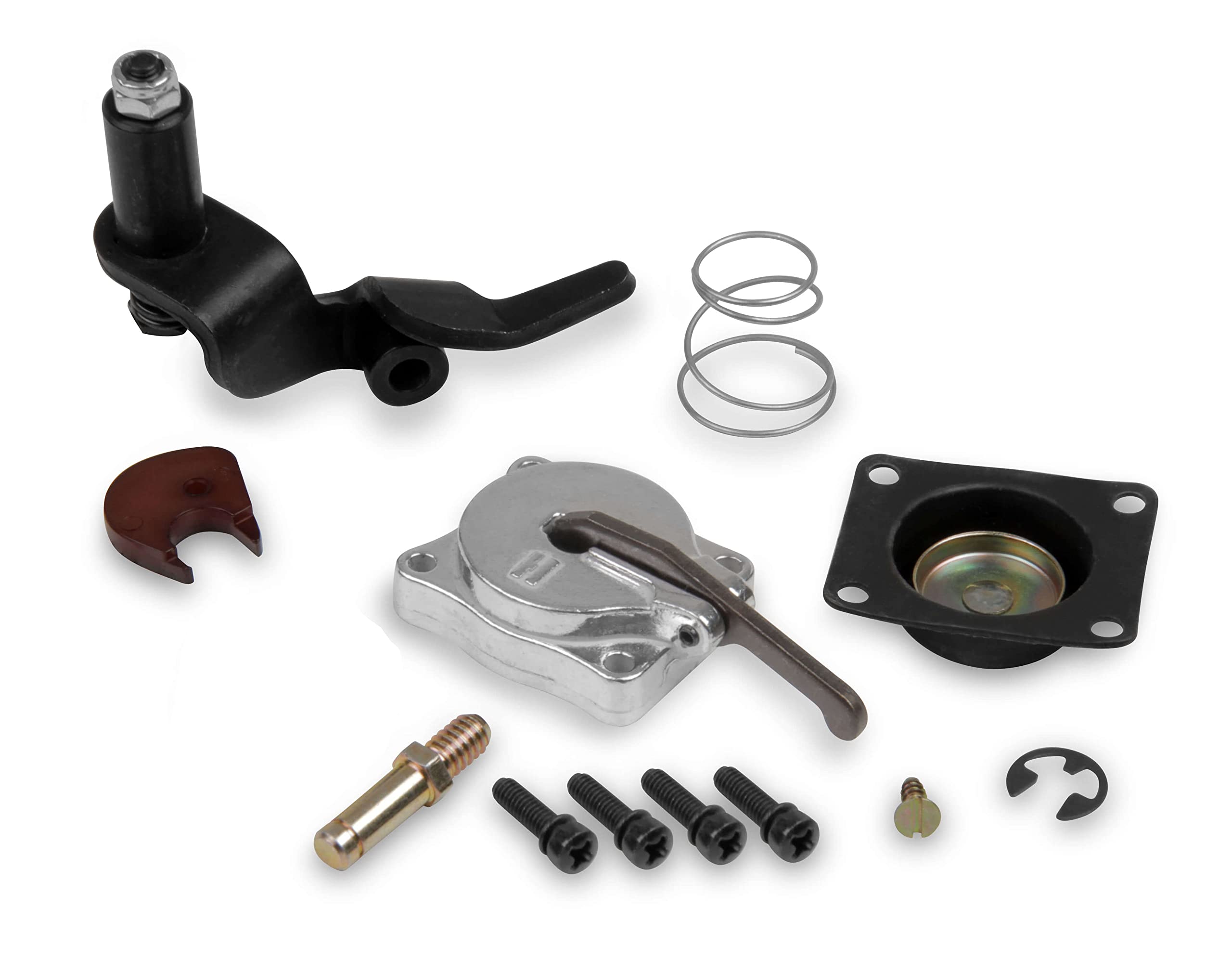 50cc Accelerator Pump Conversion Kit Holley 20-11BK - Aluminum, Black Hardware