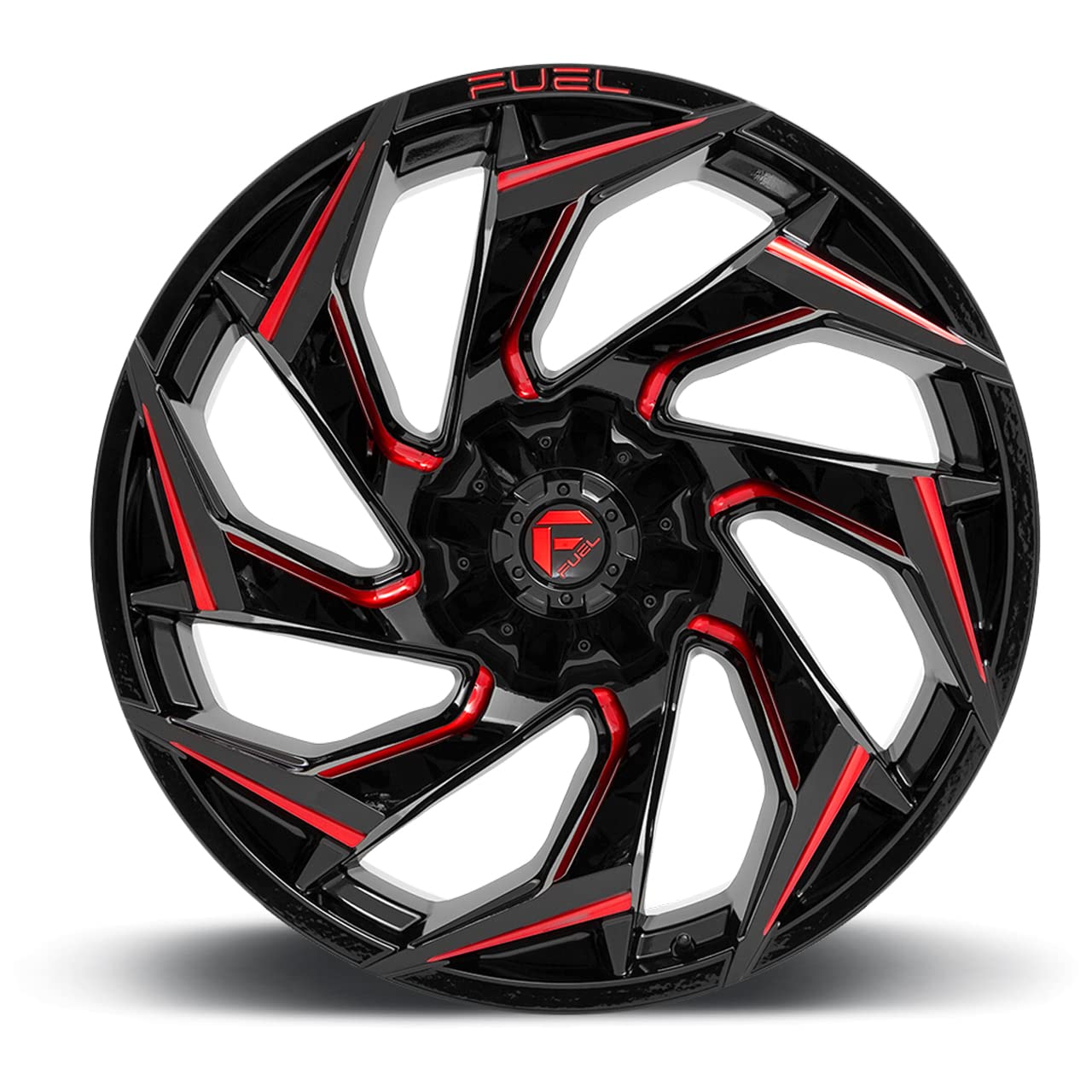 1PC Fuel D755 22X10 8X6.5 GL-BLK-MIL-RTTC -18MM - D75522008247