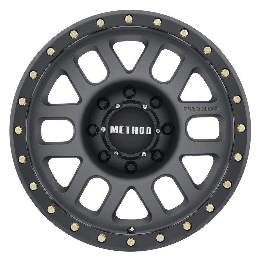 Method Race Wheels 309 Titanium/Black Grid Loc 18x9" 8x170", 18mm offset 5.75" Backspace, MR30989087818