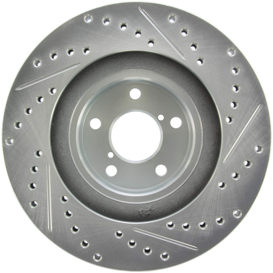 Front Right StopTech 227.47018R Select Sport Drilled and Slotted Brake Rotor
