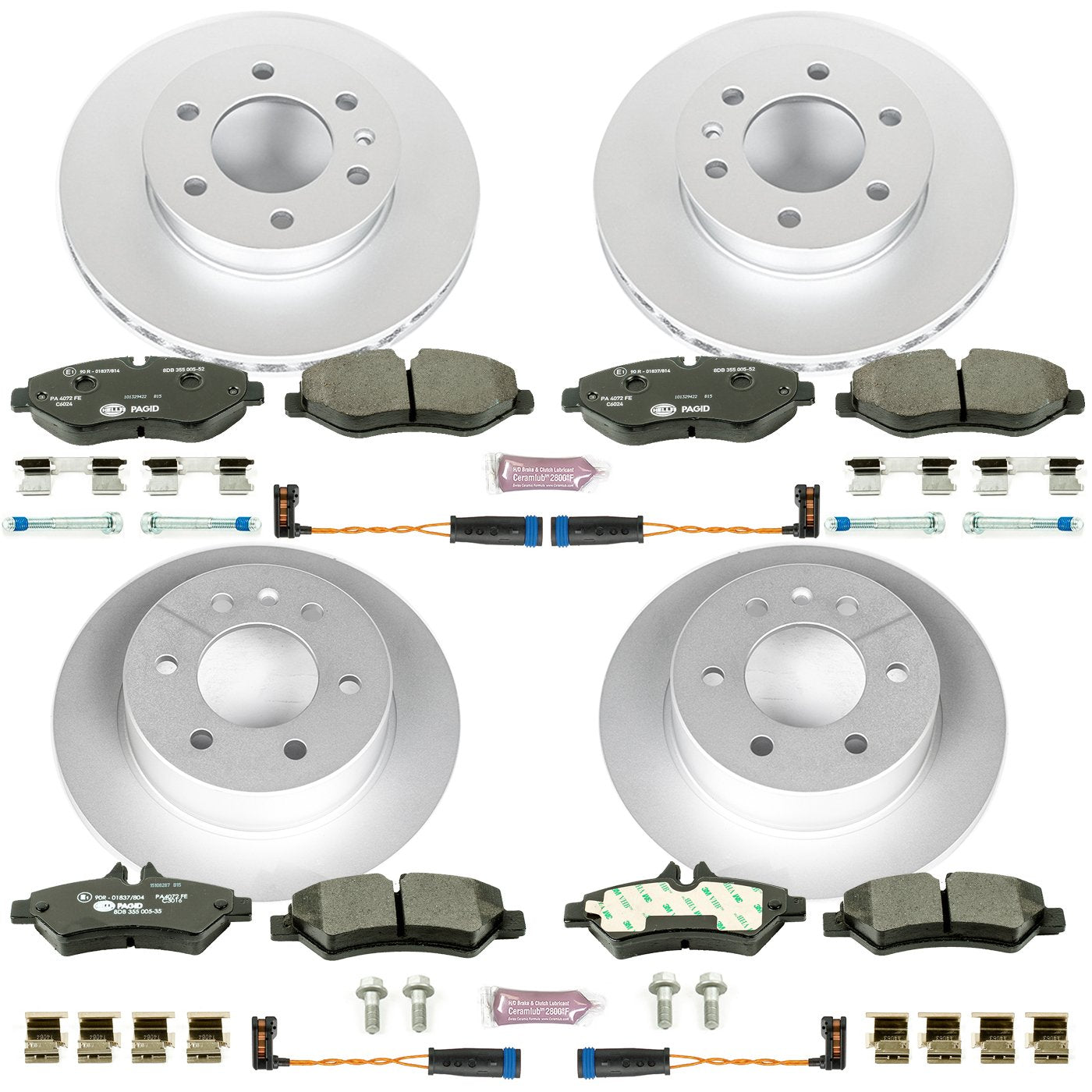 Euro-Stop Brake Kit Power Stop Front & Rear Mercedes
