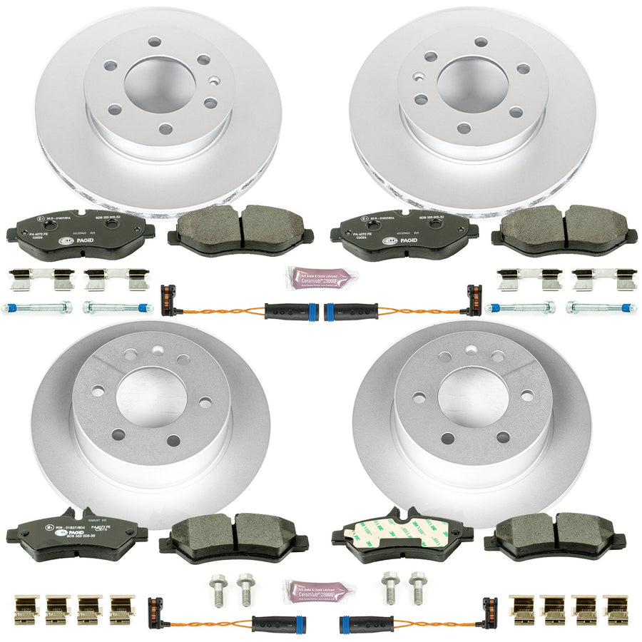 Euro-Stop Brake Kit Power Stop Front & Rear Mercedes