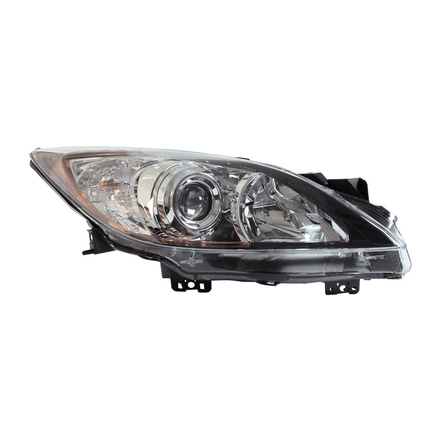 Right TYC Headlight Assembly Compatible with 2010-2011 Mazda Mazda3