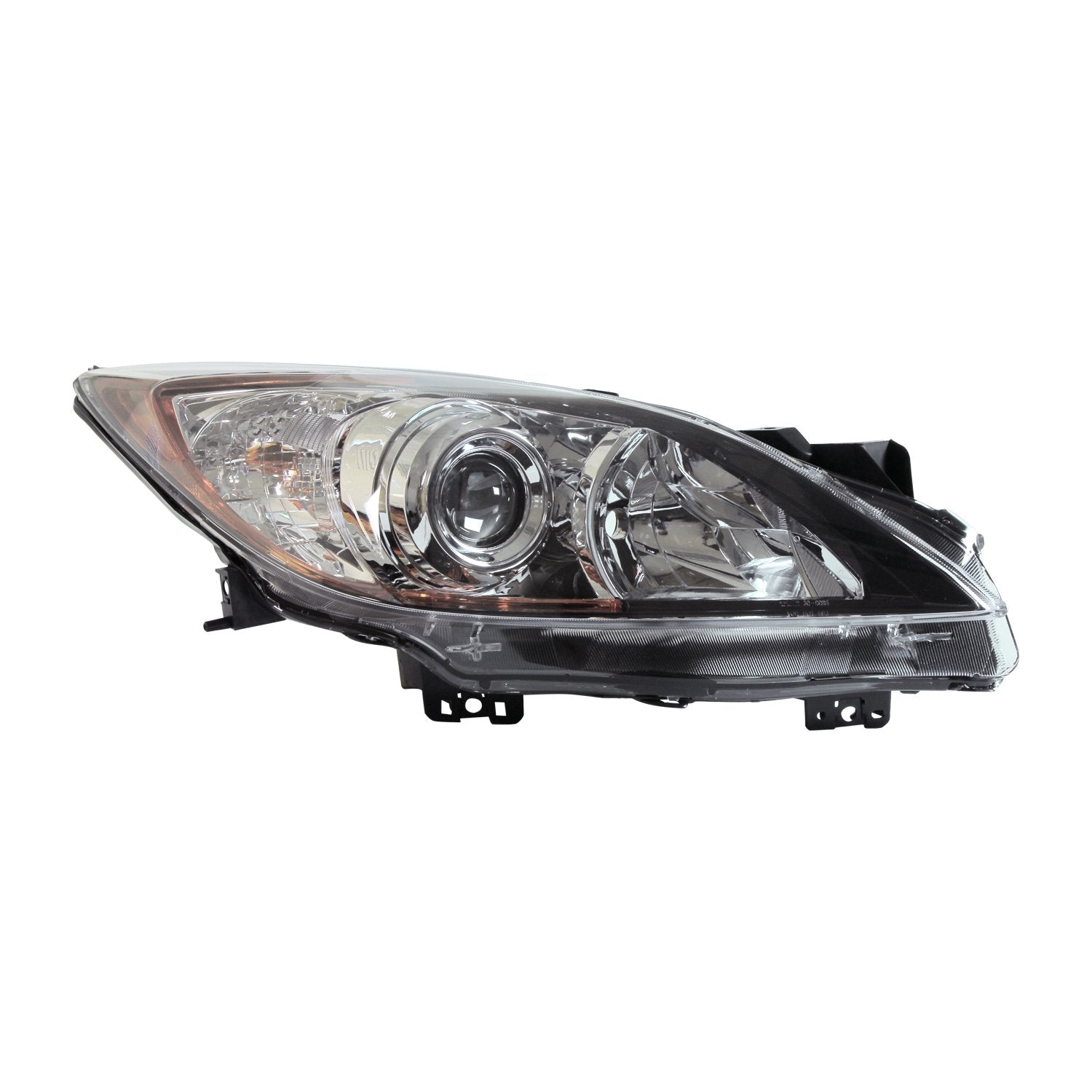 Right TYC Headlight Assembly Compatible with 2010-2011 Mazda Mazda3