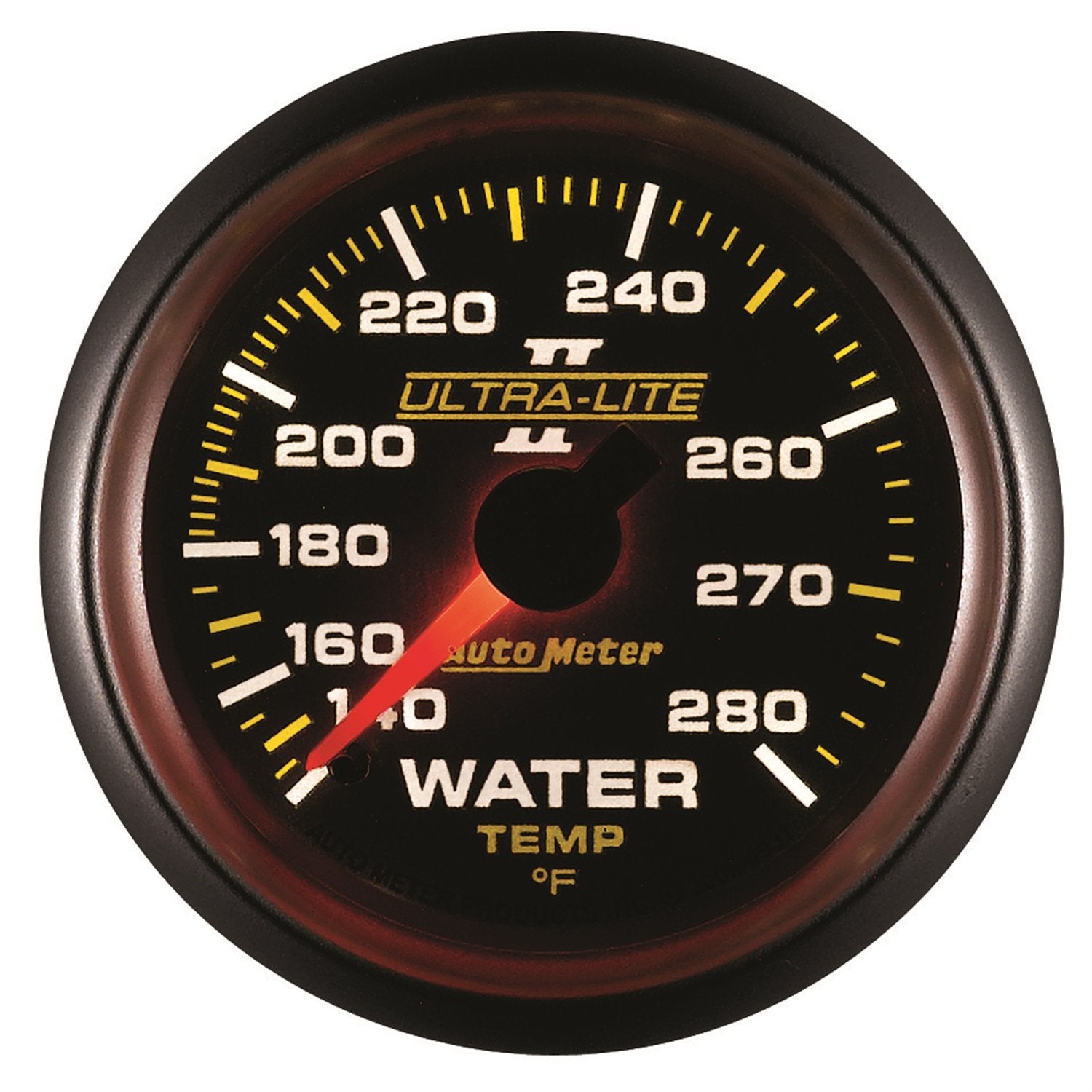 Auto Meter Ultra-Lite II 2-1/16" 140-280 Degree F Mechanical Water Temperature Gauge 4931
