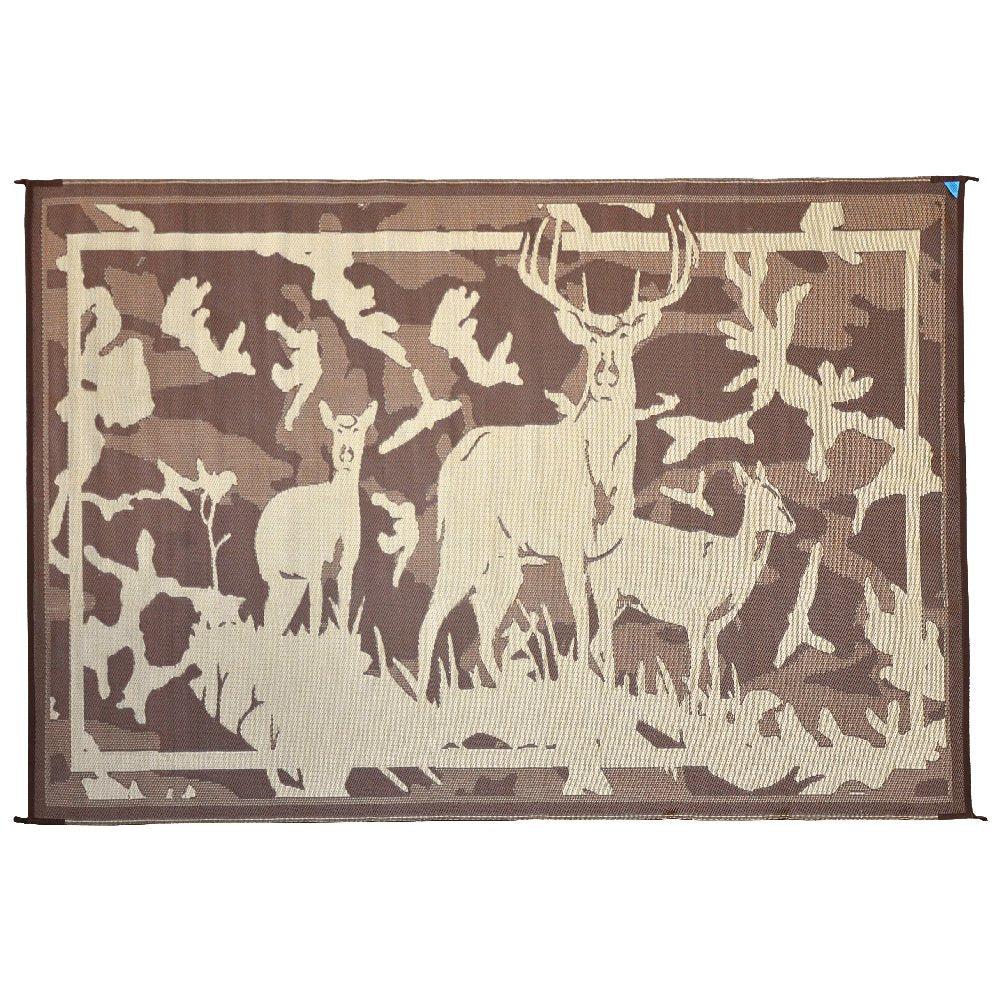 Camping Stylish HC8117 Desert Camo/beige 8'x11' Camo Deer Mat, 1 Pack
