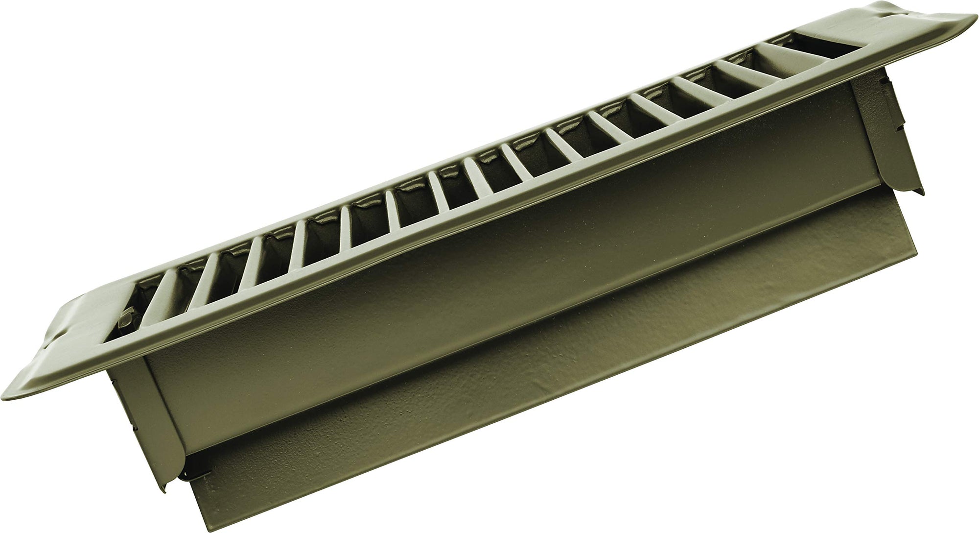 H874 RV Designer Metal Floor Register with Damper, 10 inch x 4 inch, Tan, Interior Hardware