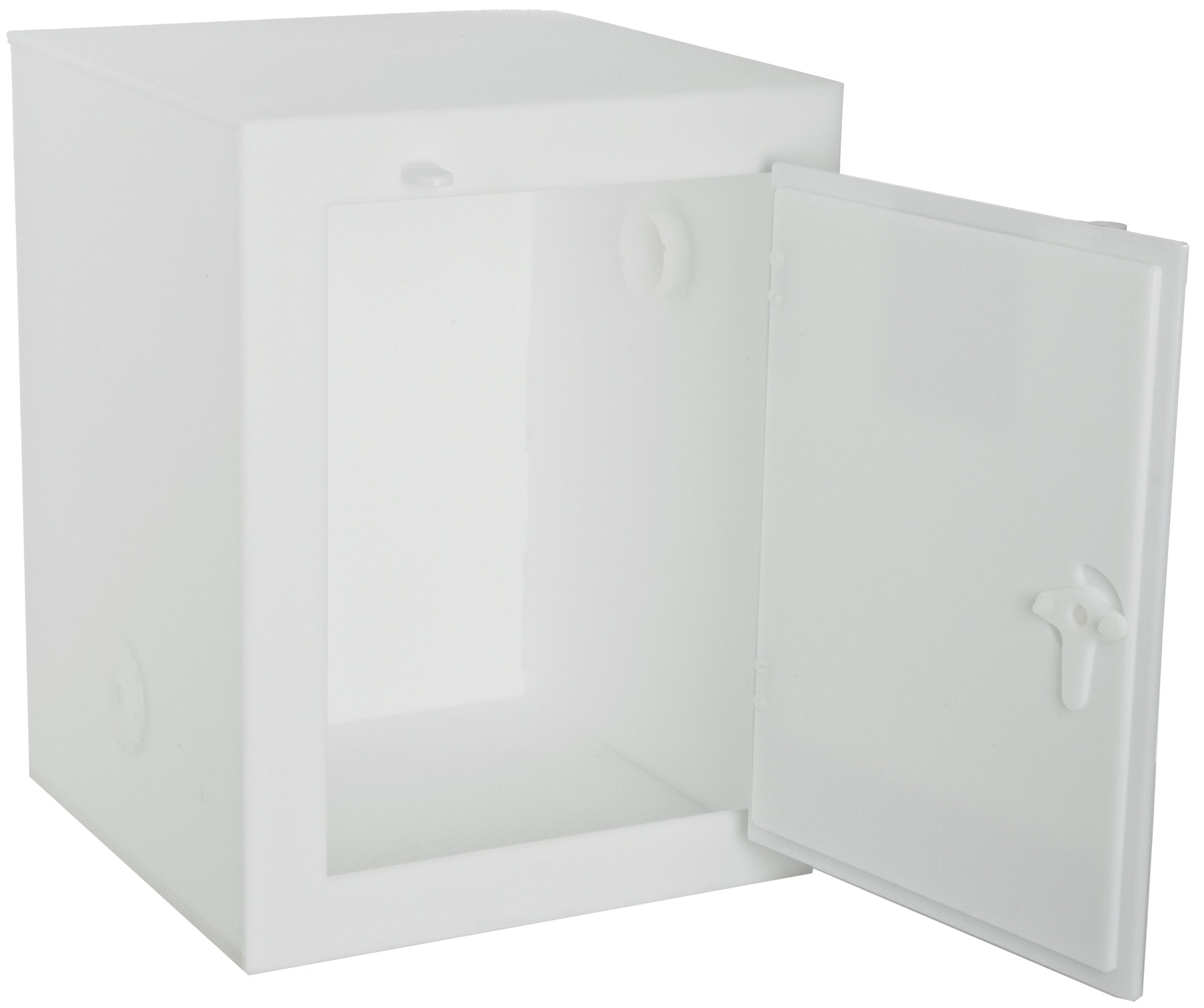 Justrite 24004- Six Bottles 2.5 Liter, 22" x 17" x 17" (H x W x D) Size, Countertop Solid Polyethylene Acid Cabinets