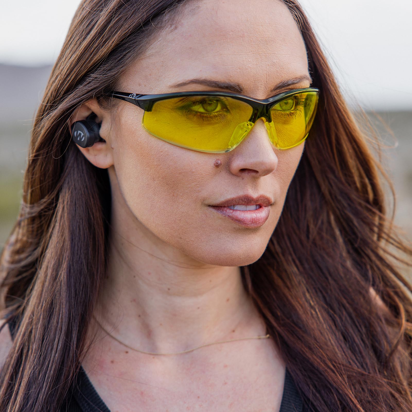 Amber Walker's Tanker Open Frame Shooting Glasses w/CASE