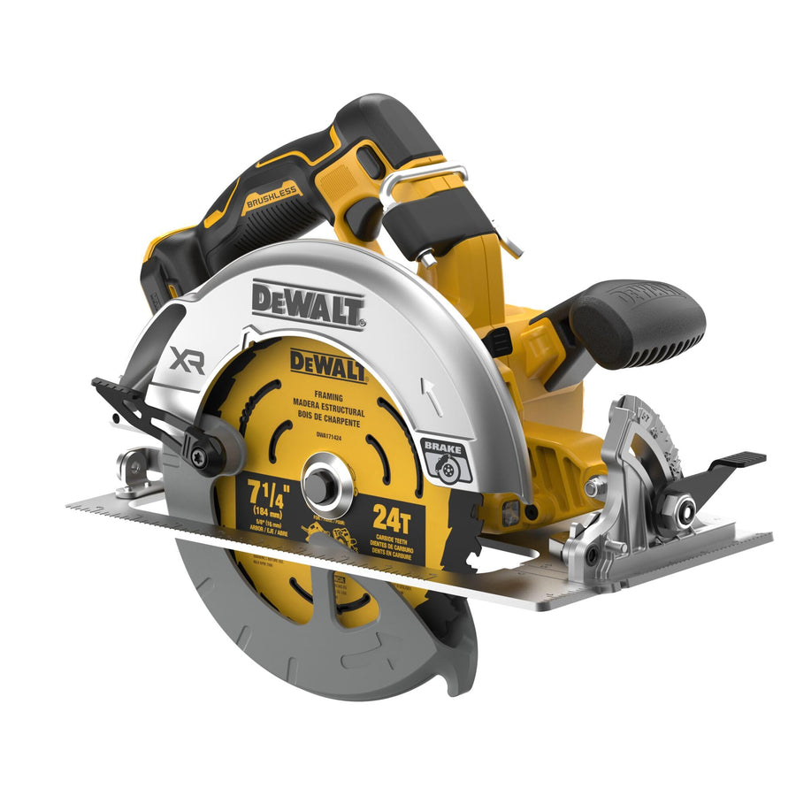 20V MAX XR DEWALT Brushless Cordless 7-1/4 in. Circular Saw, Tool Only (DCS590B)