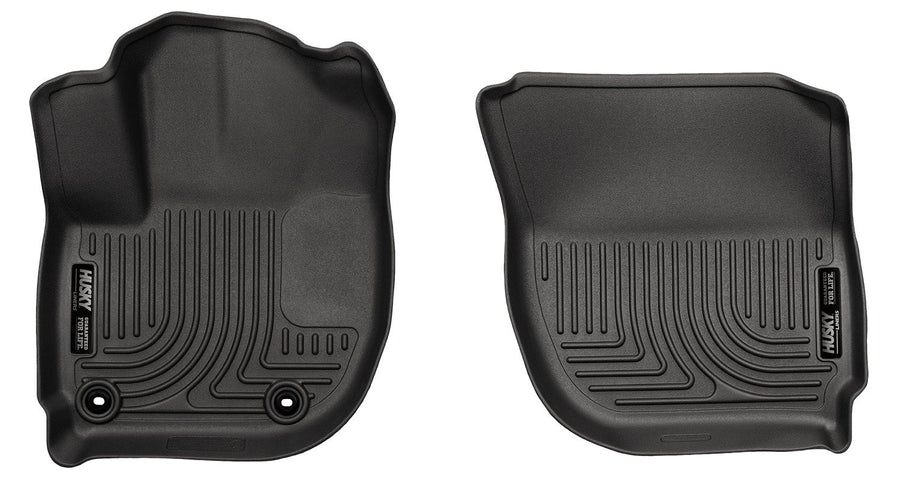 Weatherbeater Husky Liners Floor Mats | Fits 2016-2022 Honda HR-V; 2015-2020 Honda Fit | Front Row, 2-pc Black - 18491