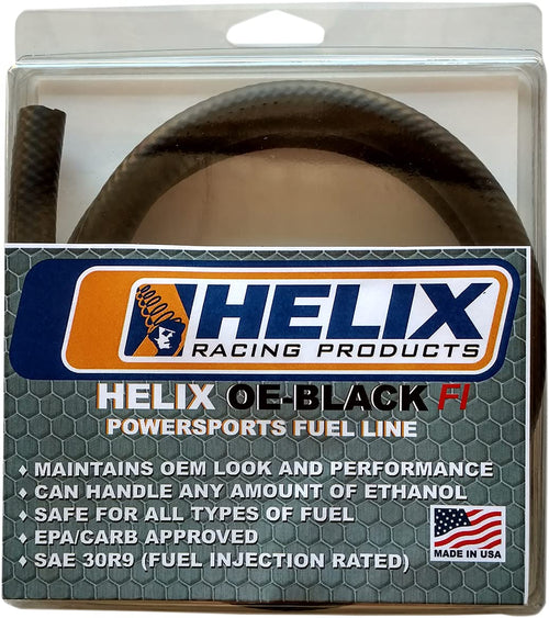 Fuel/Oil Line Helix Black 3/8" X 3'