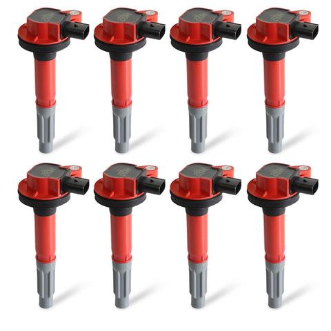 Blaster Series MSD 82488 Ignition Coils, Red, 8-Pack