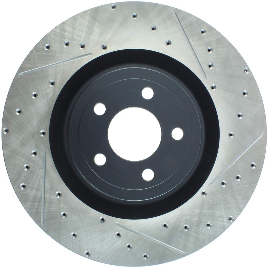 Sport Drilled/Slotted Brake Rotor StopTech 127.61116L (Front Left), 1 Pack