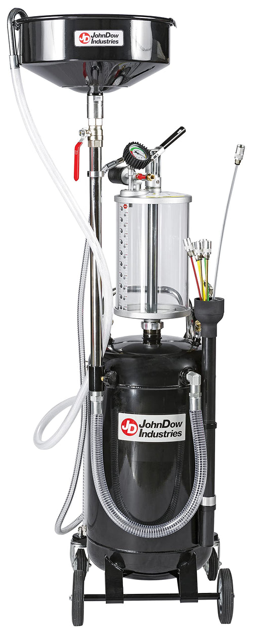 20-Gallon JohnDow Industries JDI-20COMBO-B Steel Drain Evacuator w/Bowl