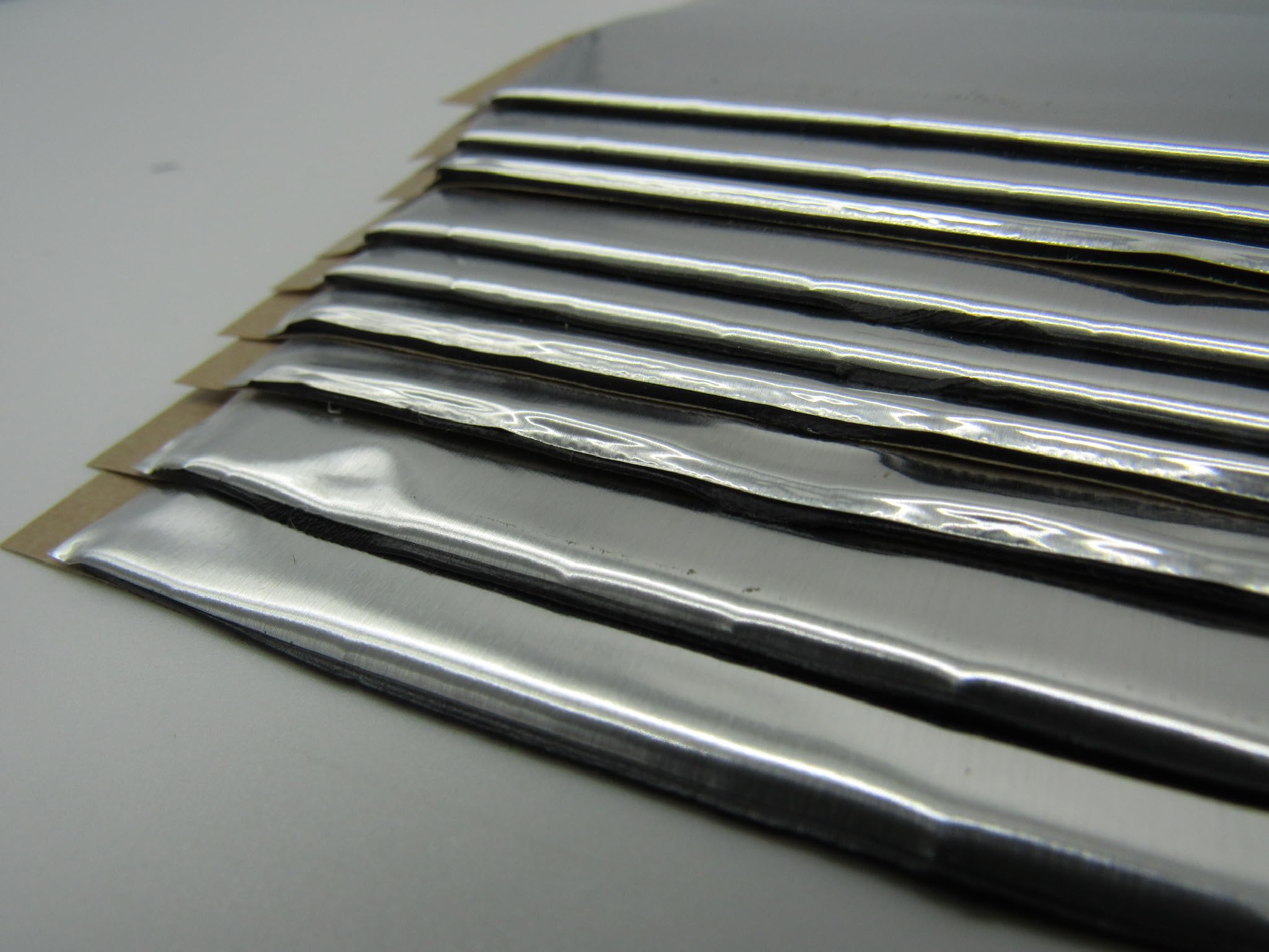 HushMat Door Kit 10201 - 10 Sheets of 12" x 12" Silver Ultra Sound Deadening & Thermal Insulation - 10 Sq. Ft.