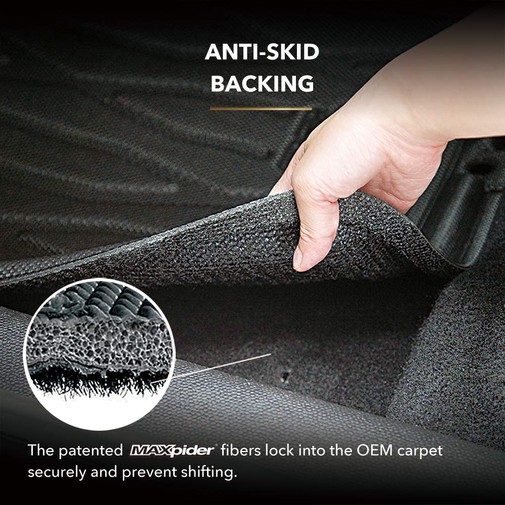 Universal 3D MAXpider All-Weather Hybrid Rubber Floor Mats for Cars Trucks SUV (Medium)