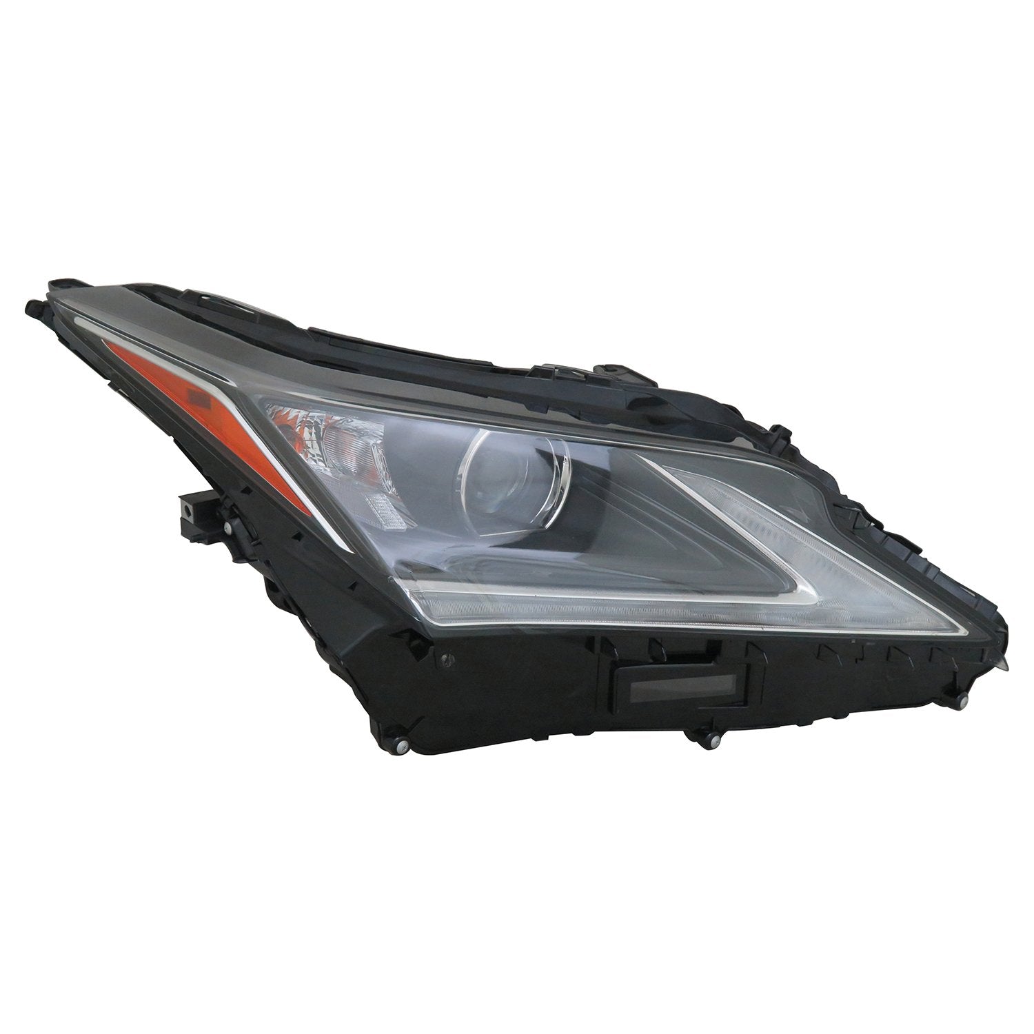 Right TYC Headlight Assembly Compatible with 2016-2019 Lexus RX350
