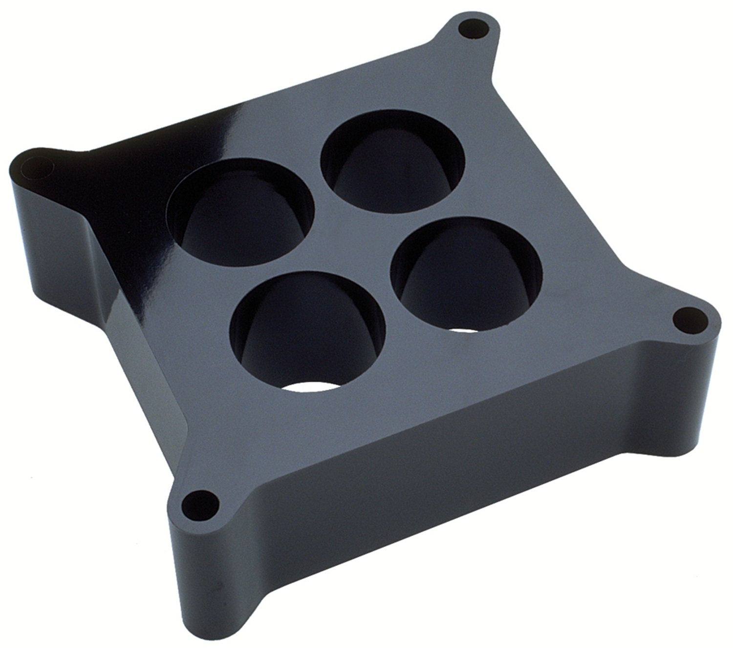 Plastic Phenolic Trans-Dapt Performance 2462 4 Barrel Carb Spacer Ported 2.0 in. Incl. Gaskets/Studs/Nuts/Washers