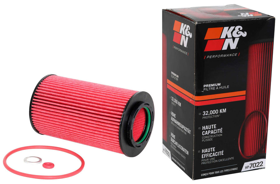 K&N Oil Filter Premium: 20,000 Mile Engine Protection, High Capacity/High Efficiency: Compatible with 2006-2016 HYUNDAI/KIA (See Product Description for Select Models), HP-7022