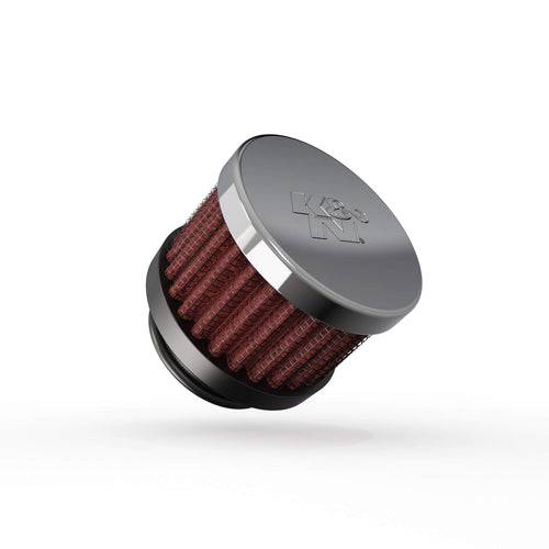 K&N Air Filter/Breather Vent: High Performance, Premium, Washable, Replacement Engine Filter: Flange Diameter: 1 In, Filter Height: 1.5 In, Flange Length: 0.625 In, Shape: Breather, 62-1370